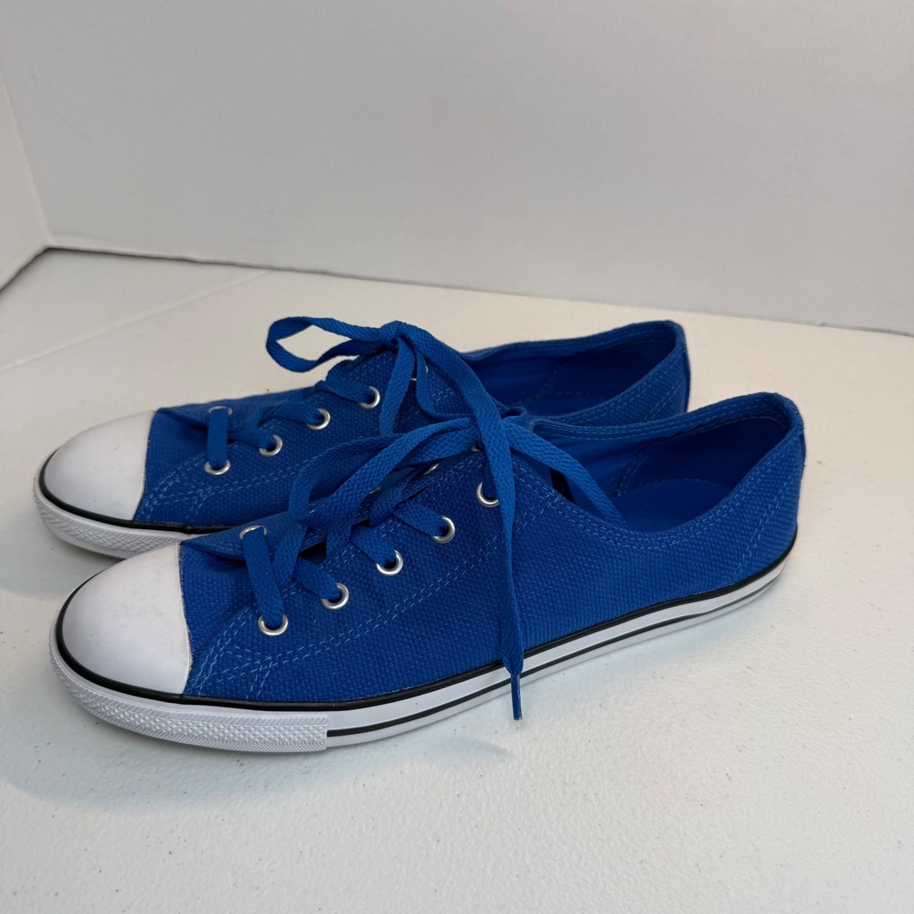 Converse Chuck Taylor All Star Dainty Ox Laser Blue Canvas Sneaker 10 - Picture 3 of 12